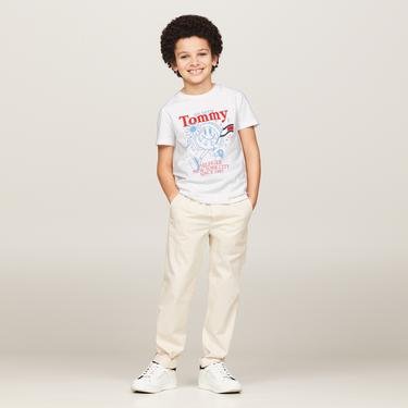  Tommy Hilfiger Fun S/S Çocuk Beyaz T-Shirt