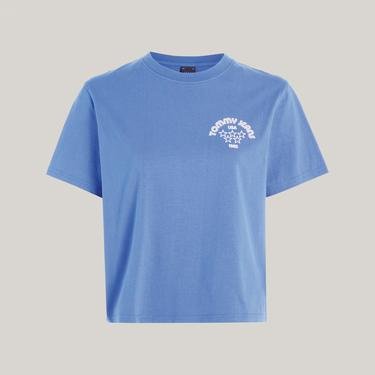  Tommy Jeans Retro Sport 2 Kadın Mavi T-Shirt