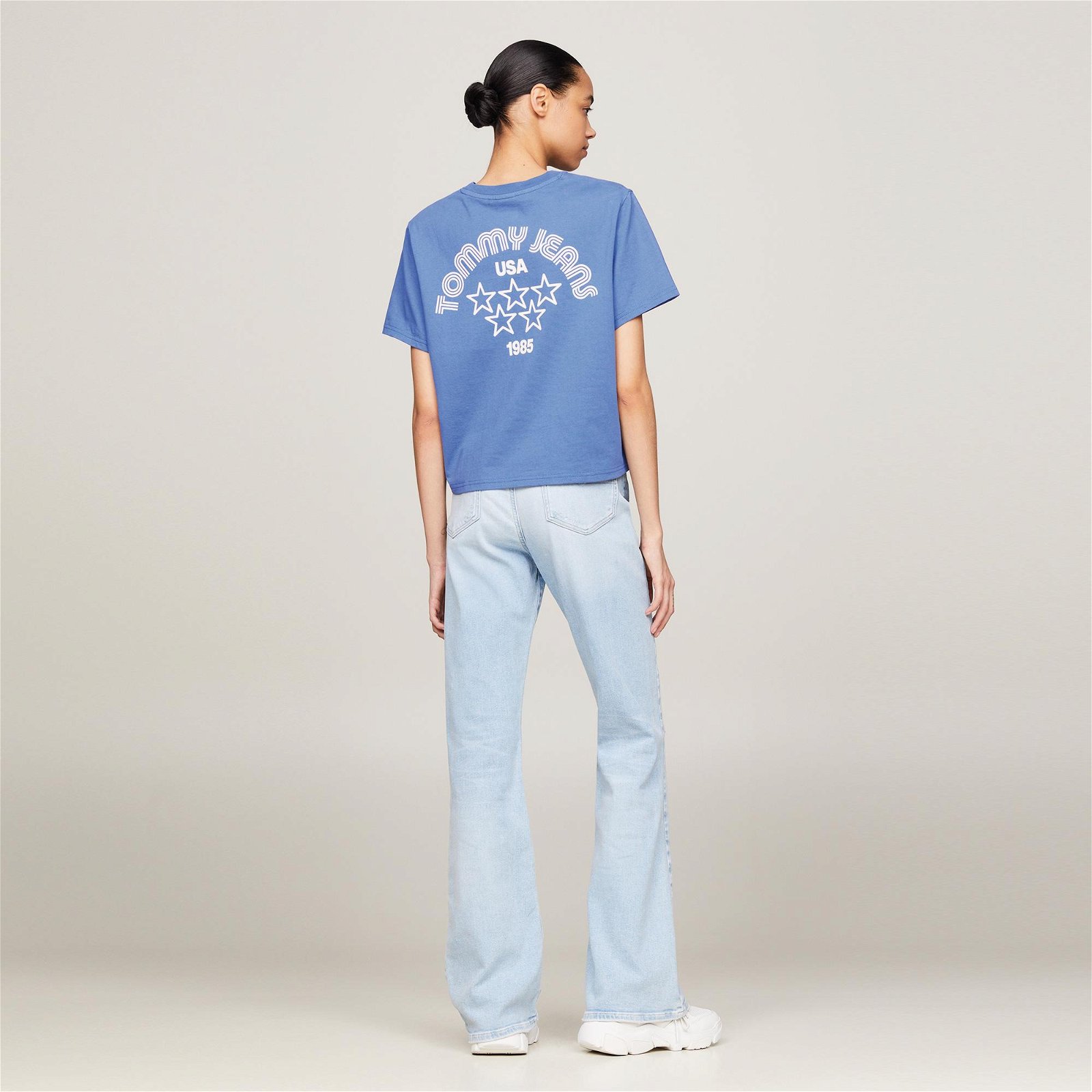 Tommy Jeans Retro Sport 2 Kadın Mavi T-Shirt