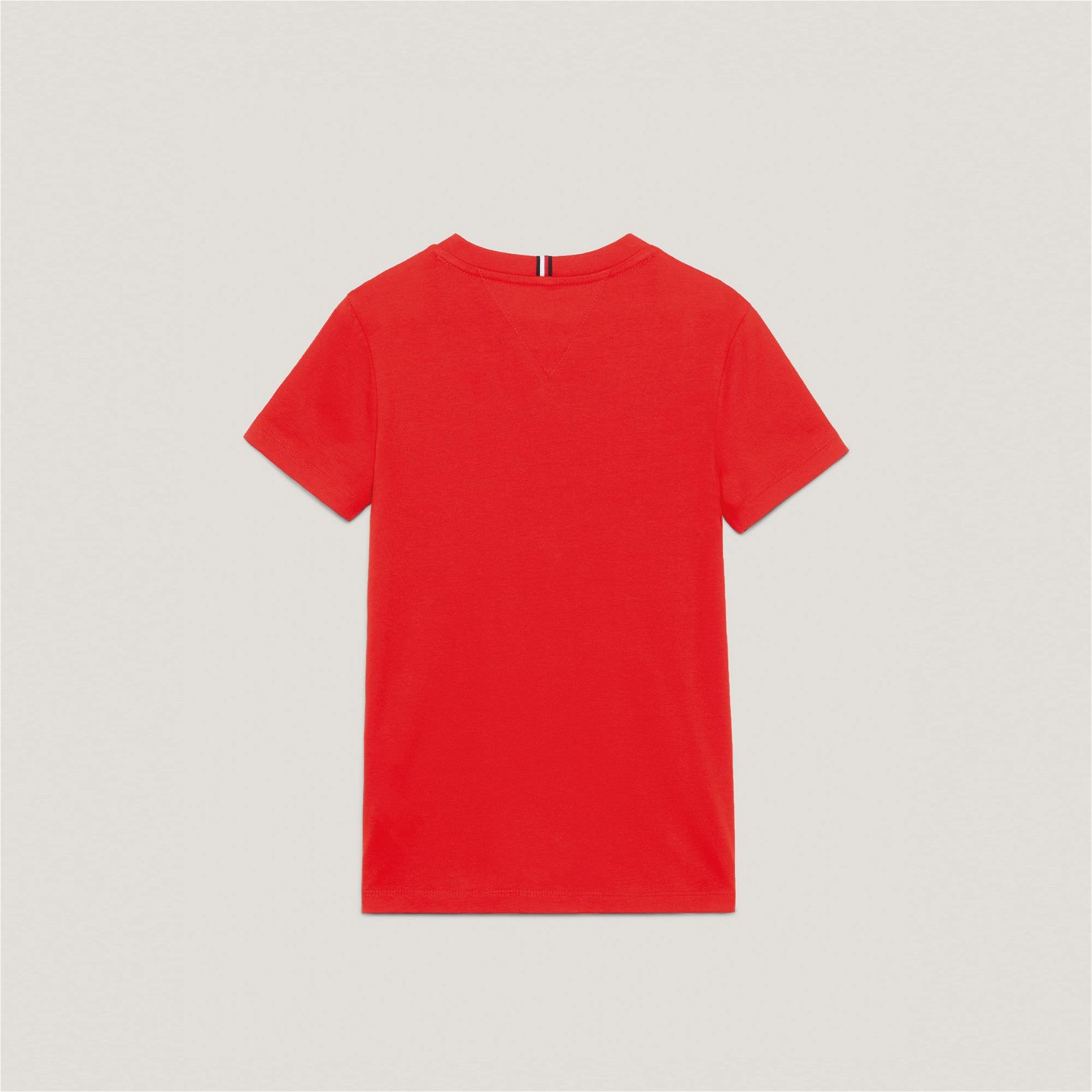 Tommy Hilfiger Logo Erkek Çocuk Kırmızı T-Shirt