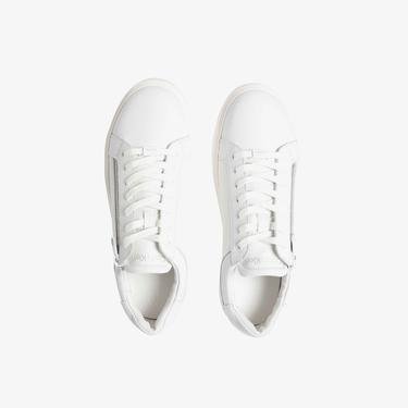  Calvin Klein Clean Cupsole Erkek Beyaz Sneaker