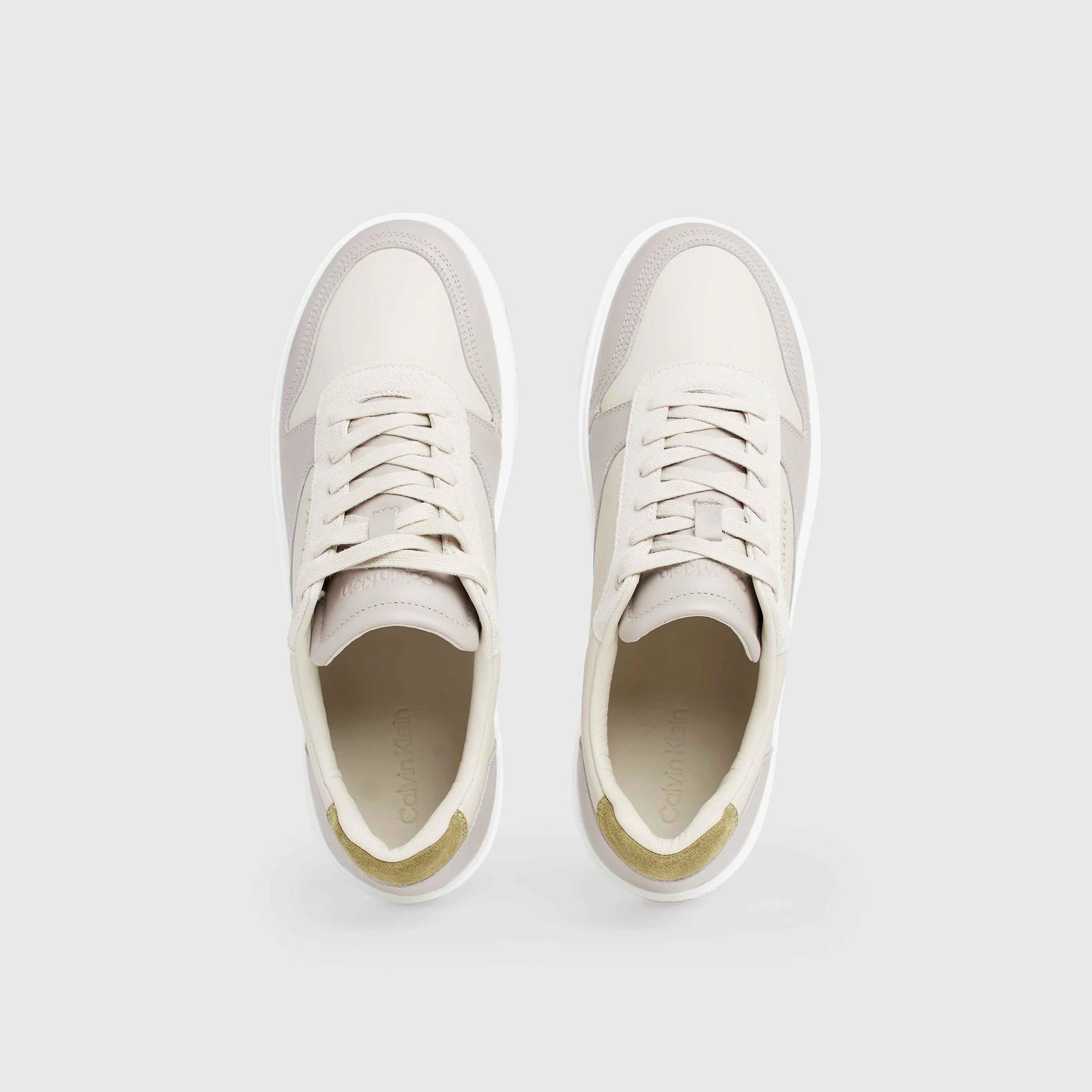 Calvin Klein Heel Counter Cupsole Erkek Haki Sneaker