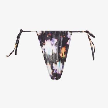  Calvin Klein Monogram Foil Kadın Siyah Bikini Altı