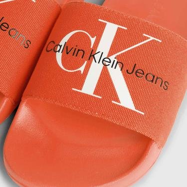  Calvin Klein Jeans Miami Erkek Turuncu Terlik