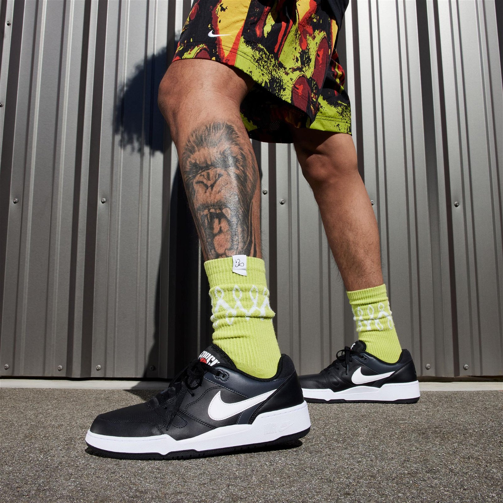 Nike Full Force Low Erkek Siyah Spor Ayakkabı