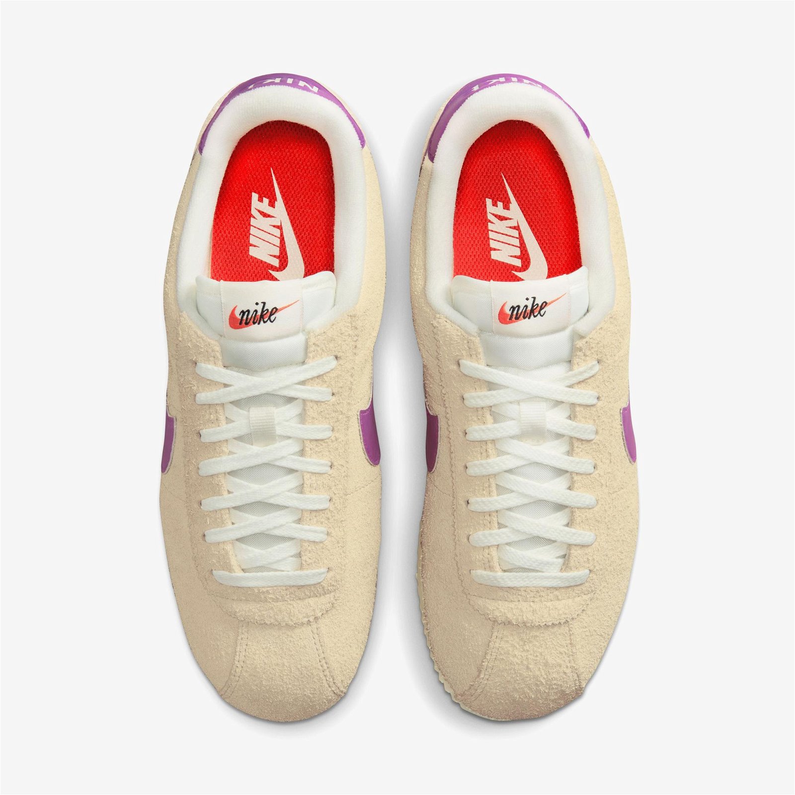 Nike Cortez Vintage Kadın Krem Rengi Spor Ayakkabı