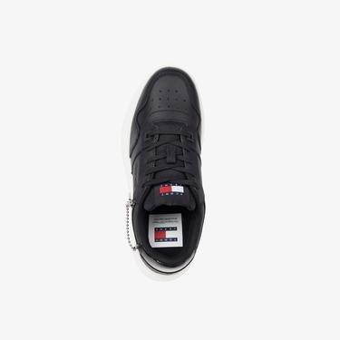  Tommy Jeans Retro Basket Flatform Charm Kadın Siyah Sneaker