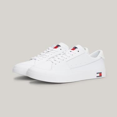  Tommy Jeans Vulcanized Erkek Beyaz Sneaker