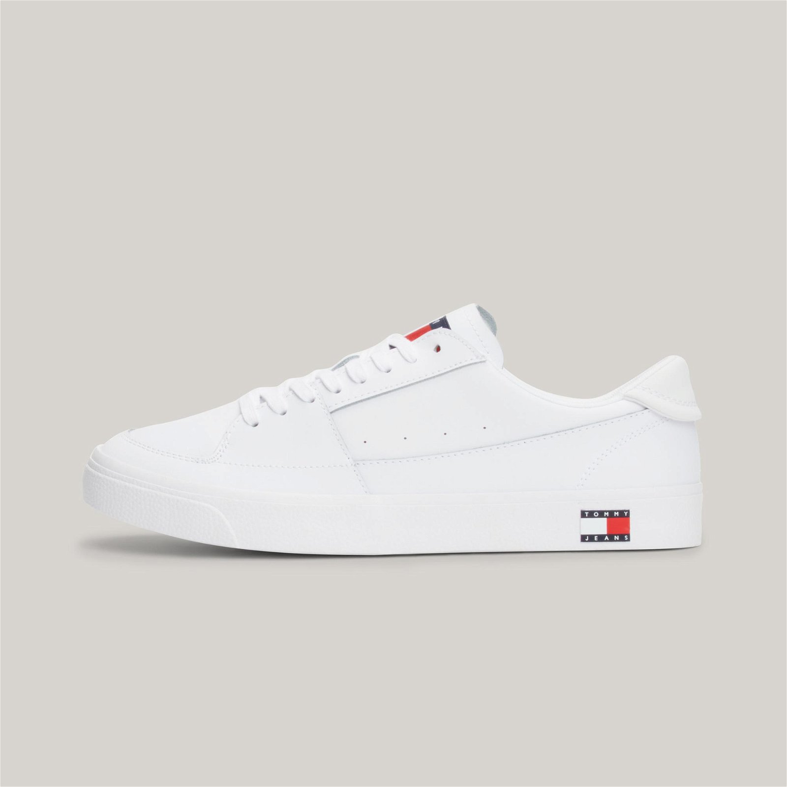 Tommy Jeans Vulcanized Erkek Beyaz Sneaker