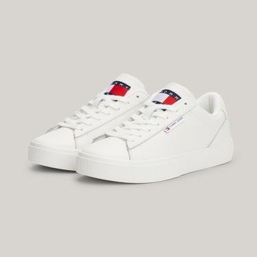  Tommy Jeans Cupsole Kadın Beyaz Sneaker