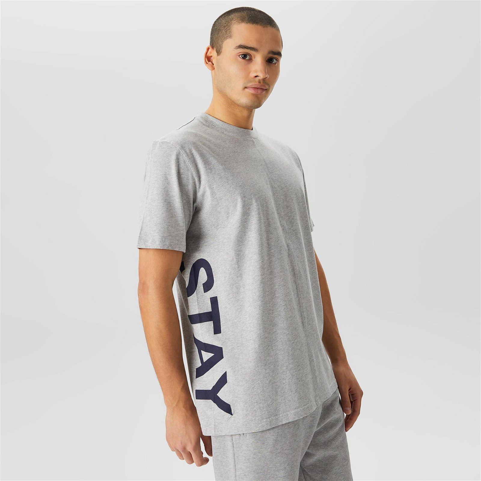 The Stay Line Soley Unisex Gri T-Shirt