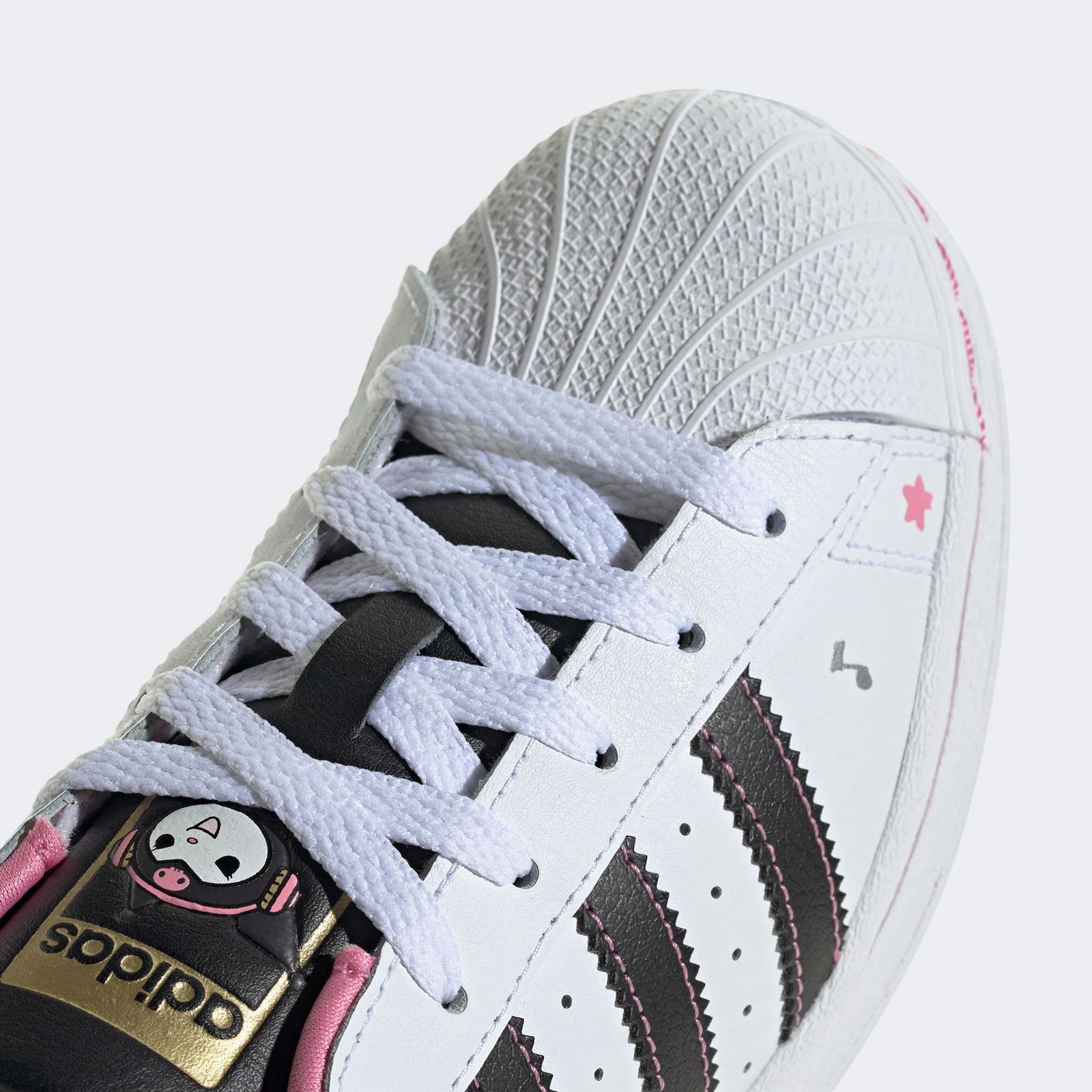 adidas Superstar J Kadın Pembe/Beyaz Sneaker