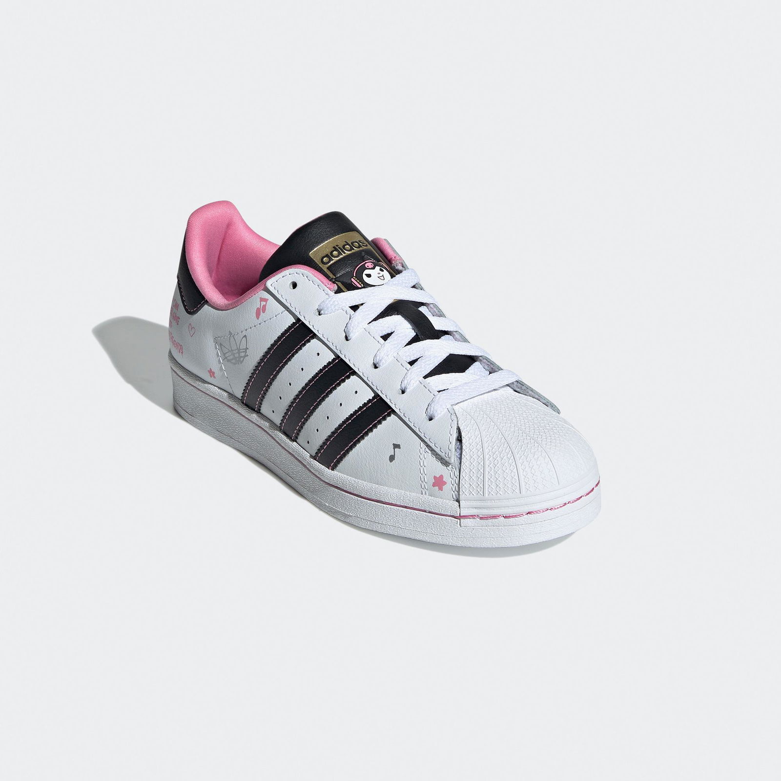 adidas Superstar J Kadın Pembe/Beyaz Sneaker