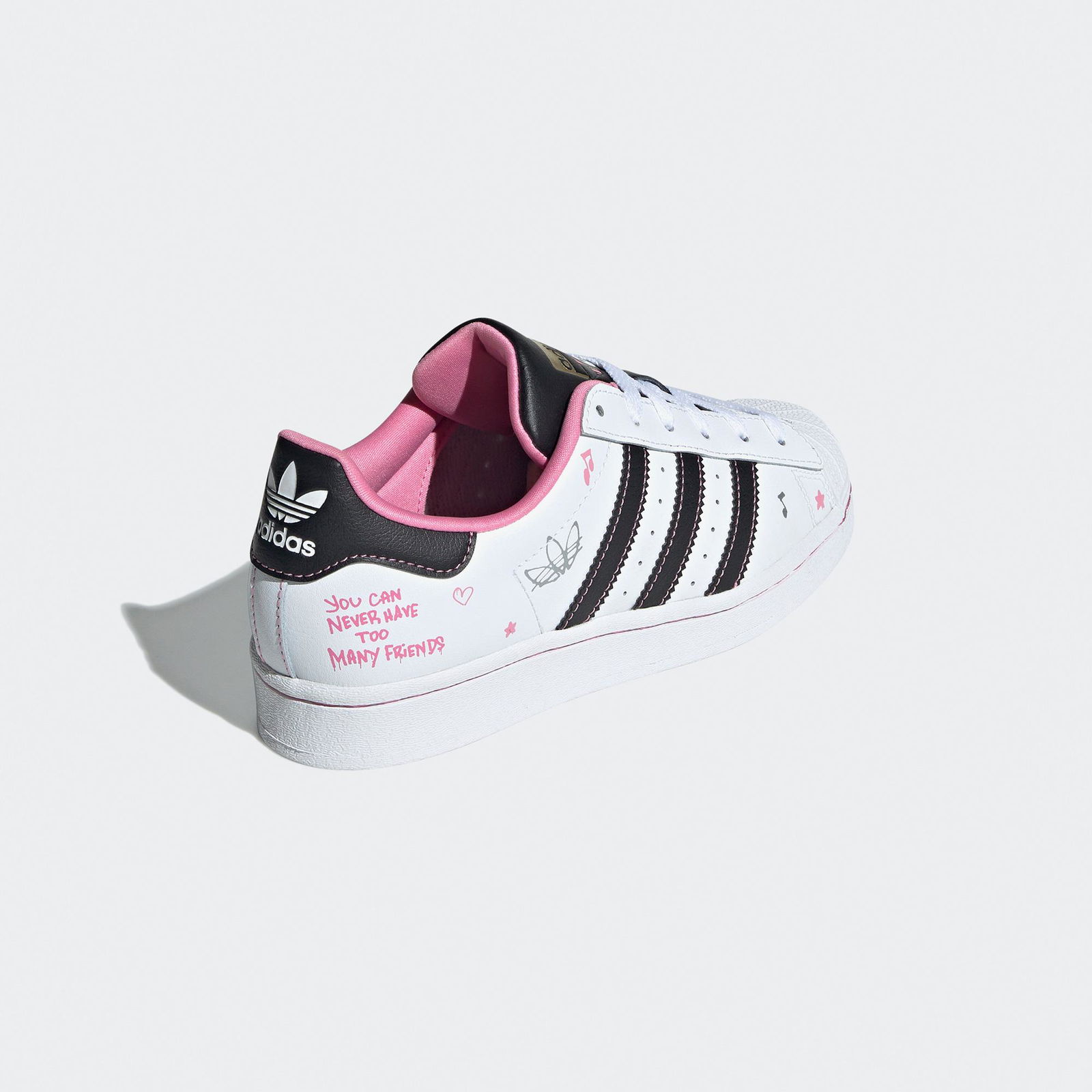 adidas Superstar J Kadın Pembe/Beyaz Sneaker