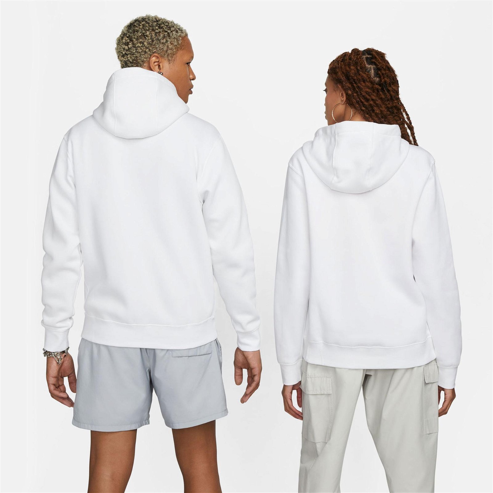 Nike Sportswear Club Fleece Erkek Beyaz Sweatshirt