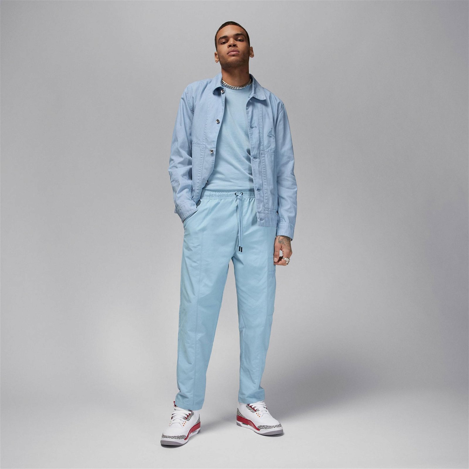 Jordan Essentials Chicago Erkek Mavi Ceket