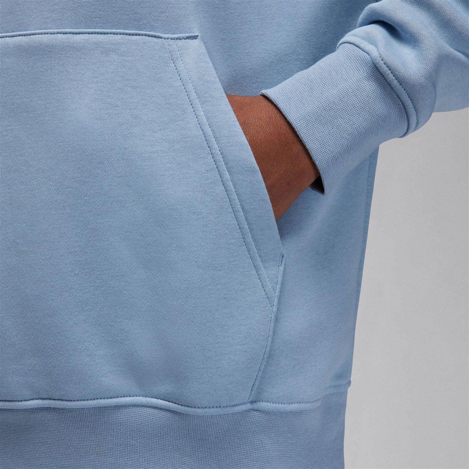 Jordan Essentials Fleece Baseline Erkek Mavi Sweatshirt