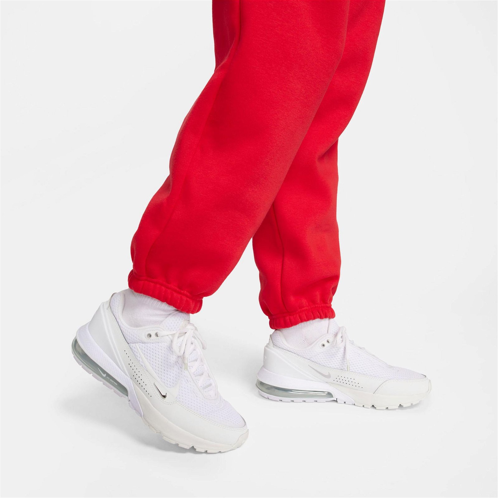 Nike Sportswear Phoenix Fleece Kadın Kırmızı Eşofman Altı