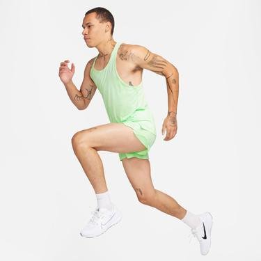  Nike Dri-Fit Fast Erkek Yeşil Kolsuz T-Shirt
