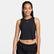 Nike One Classic Dri-Fit Crop Kadın Siyah Kolsuz T-Shirt