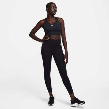  Nike Dri-Fit Swoosh Kadın Siyah Bra