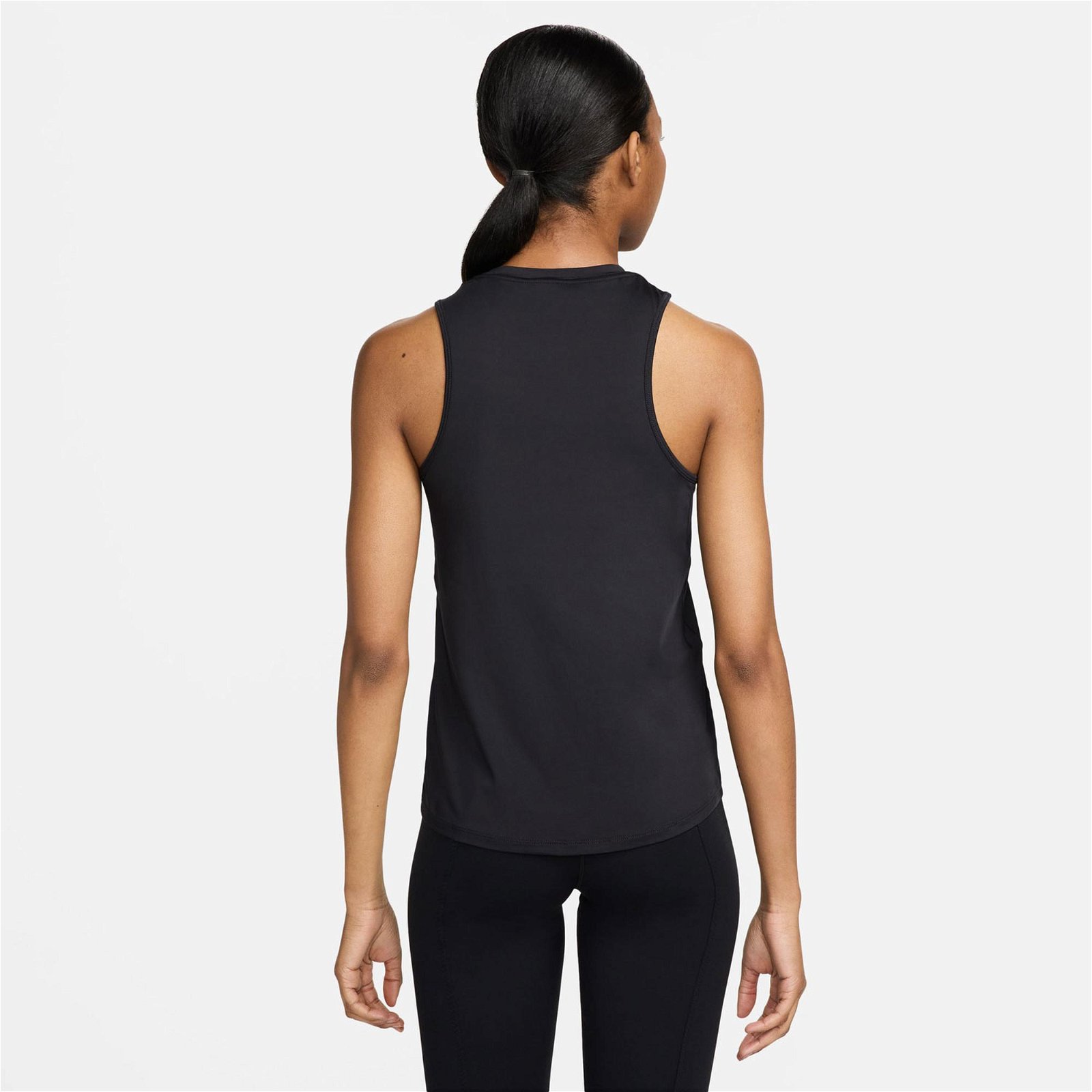 Nike One Classic Dri-Fit Kadın Siyah Kolsuz T-Shirt