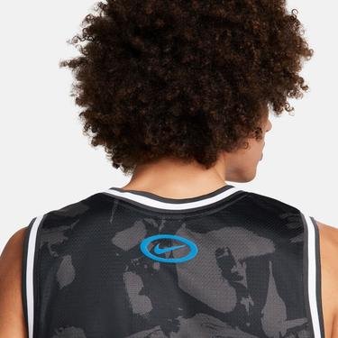  Nike Dri-Fit DNA Jersey All Over Print Erkek Gri Kolsuz T-Shirt
