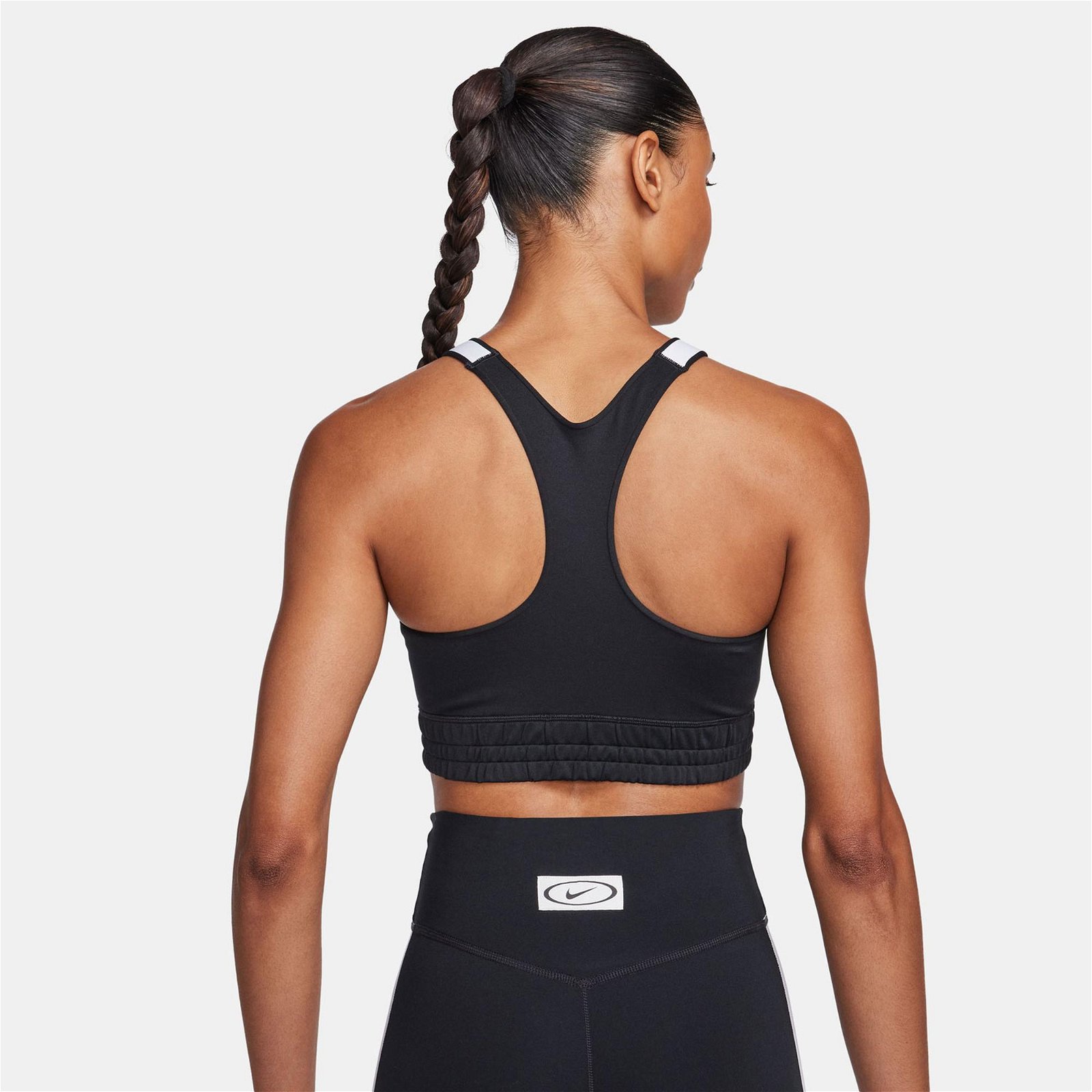 Nike Dri-Fit High Neck Kadın Siyah Bra