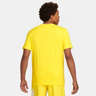  Nike Sportswear Club Erkek Sarı T-Shirt