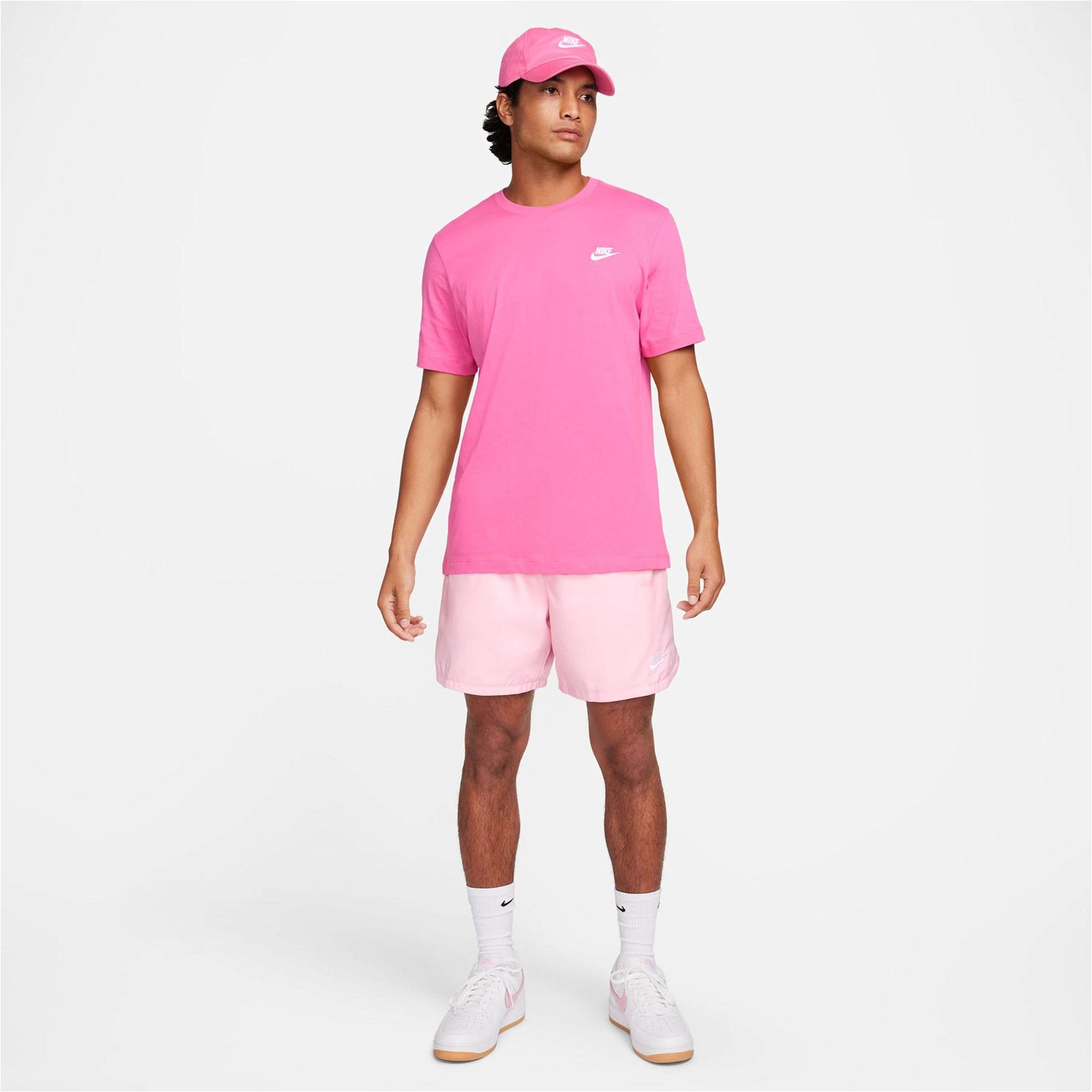 Nike Sportswear Club Erkek Pembe T-Shirt