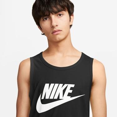  Nike Sportswear Icon Futura Erkek Siyah Kolsuz T-Shirt