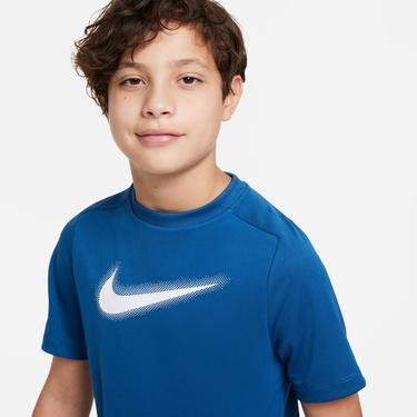  Nike Dri-Fit Multi Top Çocuk Mavi T-Shirt