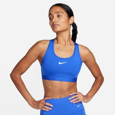  Nike Swoosh Medium Support Kadın Mavi Bra