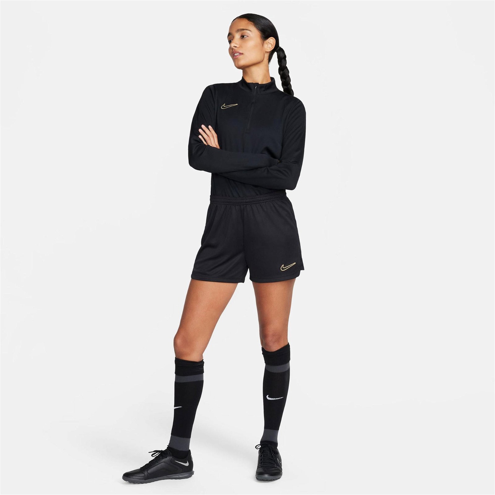 Nike Dri-Fit Academy 23 Kadın Siyah Şort