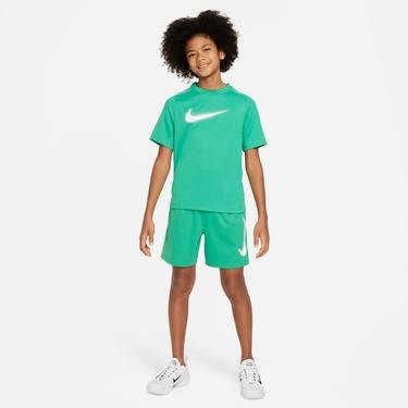  Nike Dri-Fit Multi Top Çocuk Yeşil T-Shirt