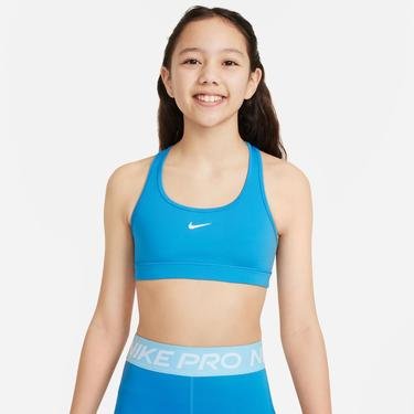  Nike Dri-Fit Swoosh Çocuk Mavi Bra