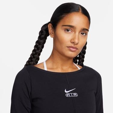  Nike Sportswear Air Kadın Siyah Uzun Kollu T-Shirt