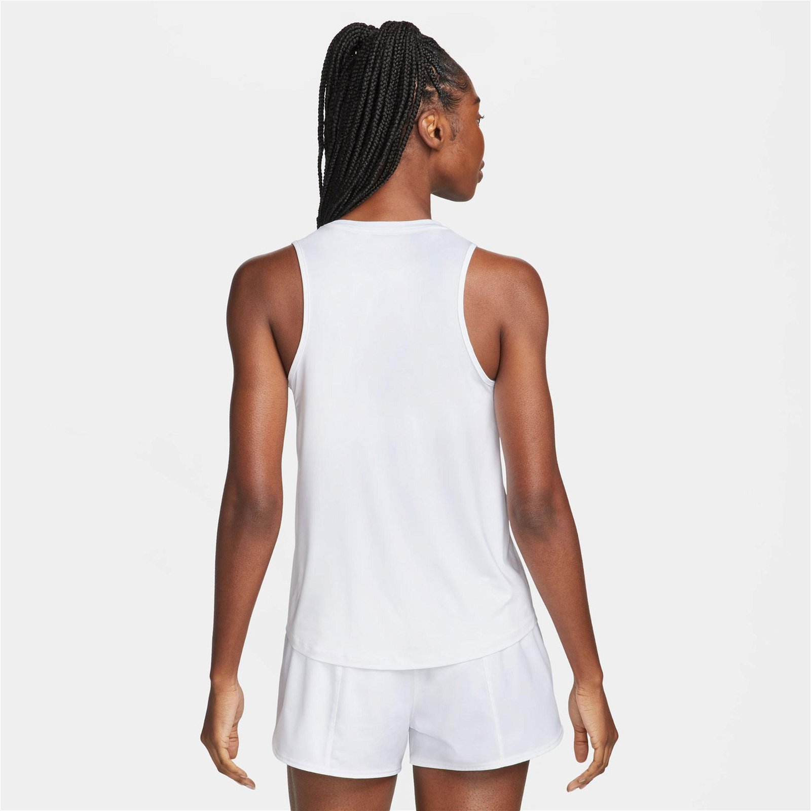 Nike One Kadın Beyaz Kolsuz T-Shirt