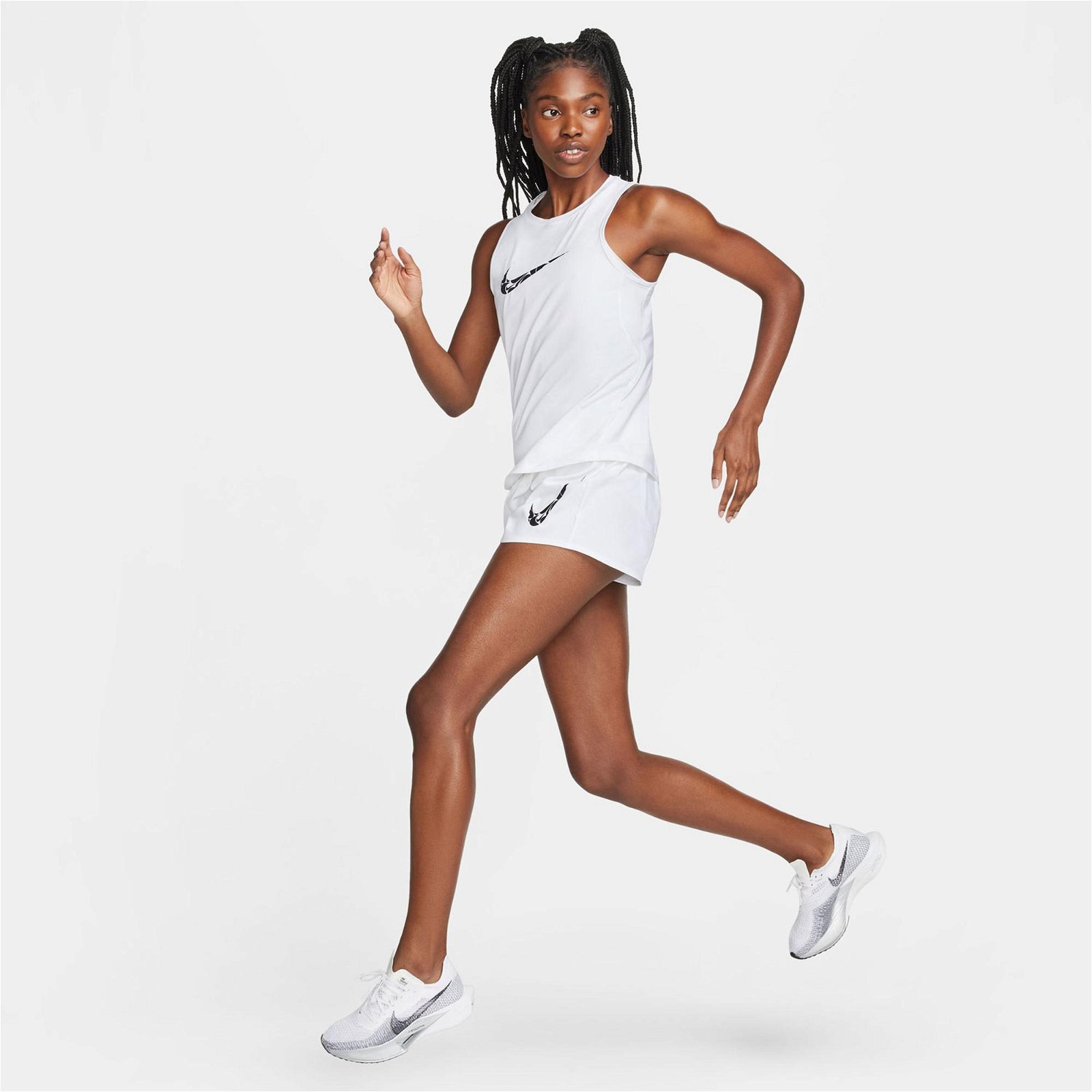 Nike One Kadın Beyaz Kolsuz T-Shirt