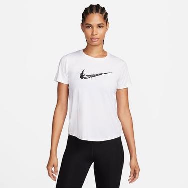  Nike One Swoosh Dri-Fit Kadın Beyaz T-Shirt