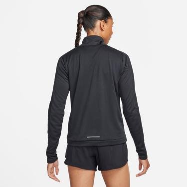  Nike Swoosh Dri-Fit Kadın Siyah Uzun Kollu T-Shirt