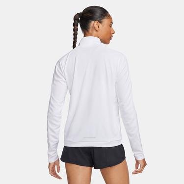  Nike Swoosh Dri-Fit Kadın Beyaz Uzun Kollu T-Shirt