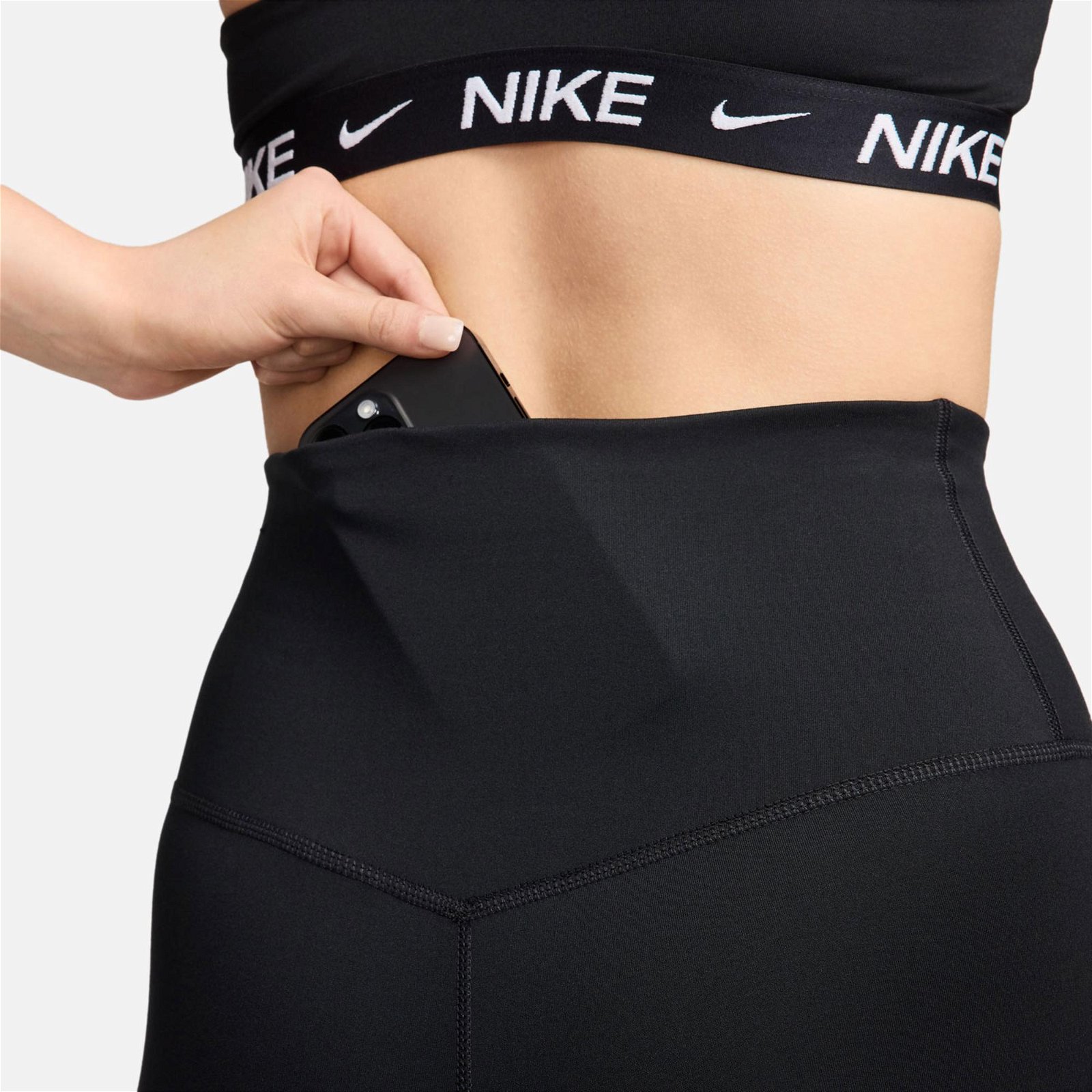 Nike One Dri-Fit High Rise Kadın Siyah Tayt