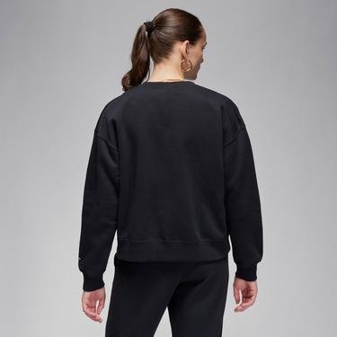  Jordan Brooklyn Fleece Kadın Siyah Uzun Kollu T-Shirt