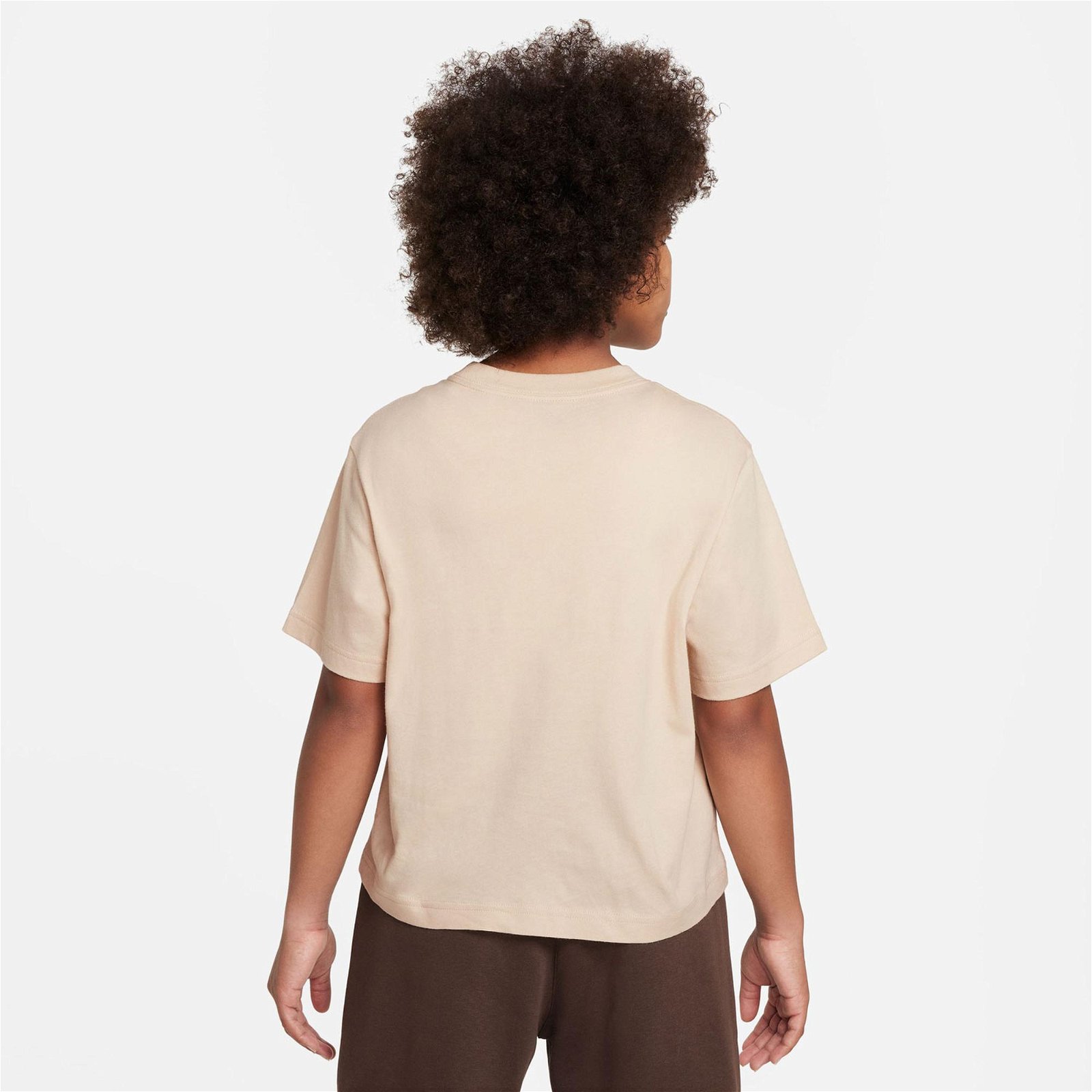 Nike Sportswear Essential Çocuk Bej T-Shirt