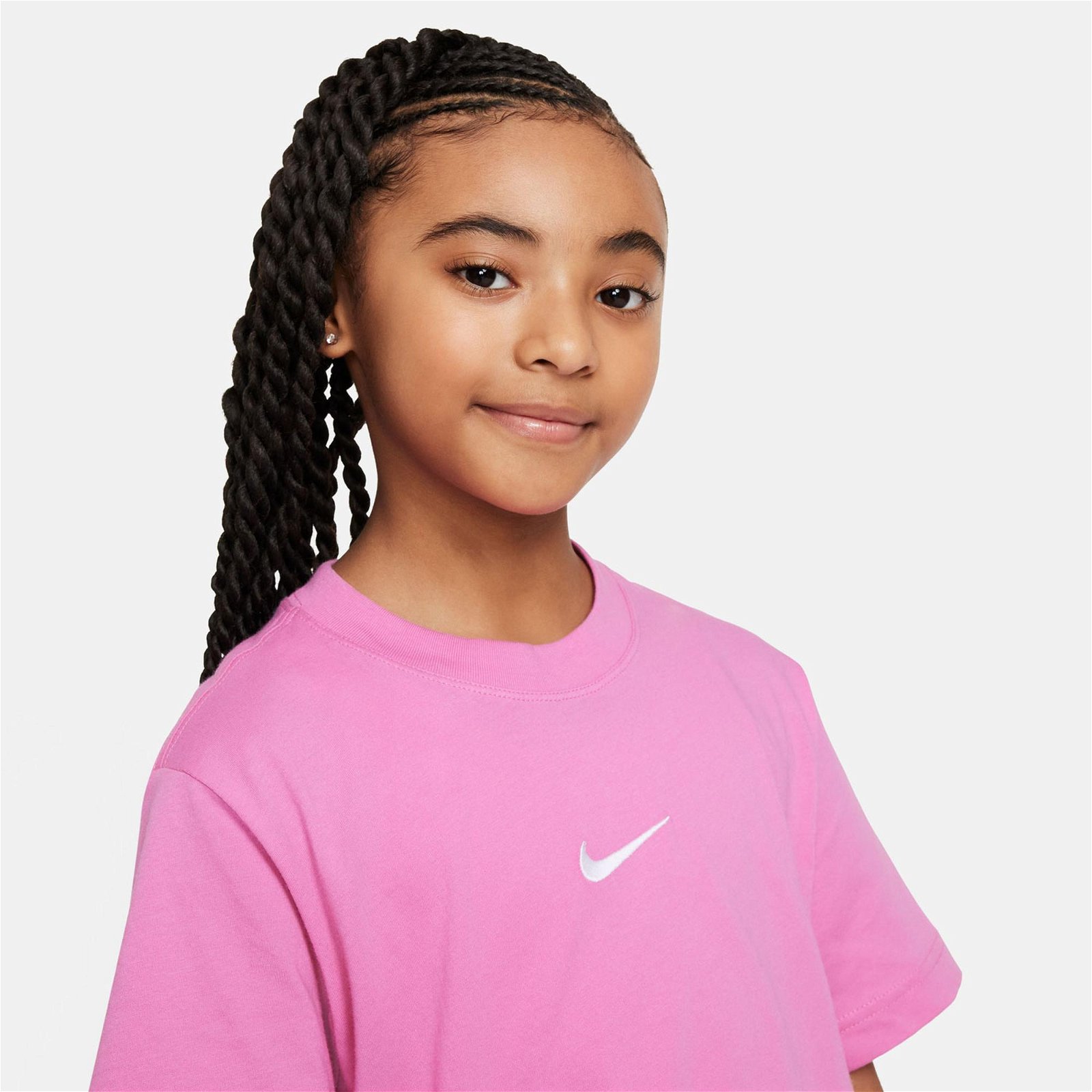 Nike Sportswear Essential Çocuk Pembe T-Shirt