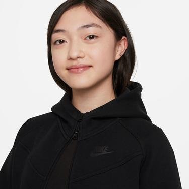  Nike Sportswear Tech Fleece Çocuk Siyah Sweatshirt