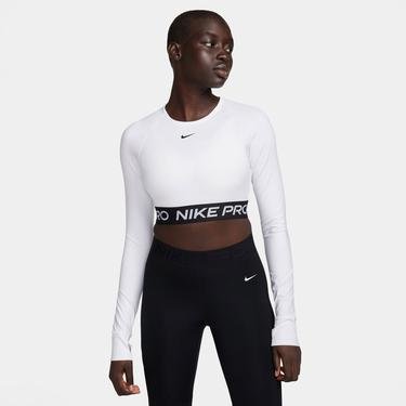  Nike Pro Dri-Fit 365 Kadın Beyaz Uzun Kollu T-Shirt