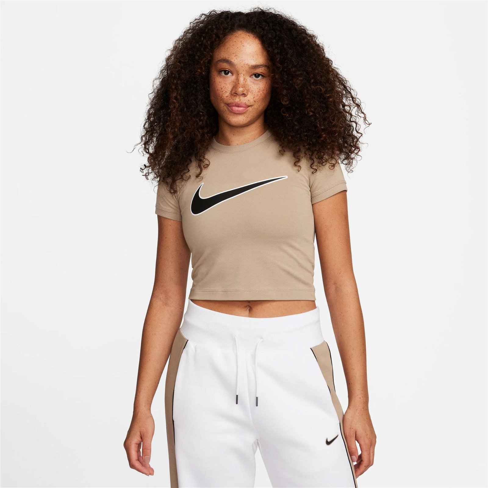 Nike Sportswear Kadın Haki T-Shirt