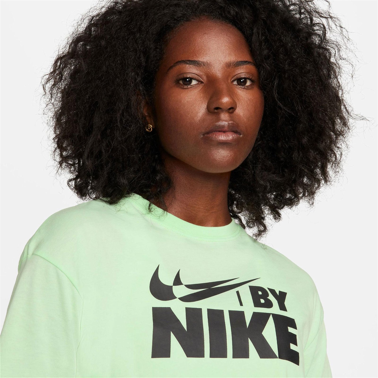 Nike Sportswear Crop Kadın Yeşil T-Shirt